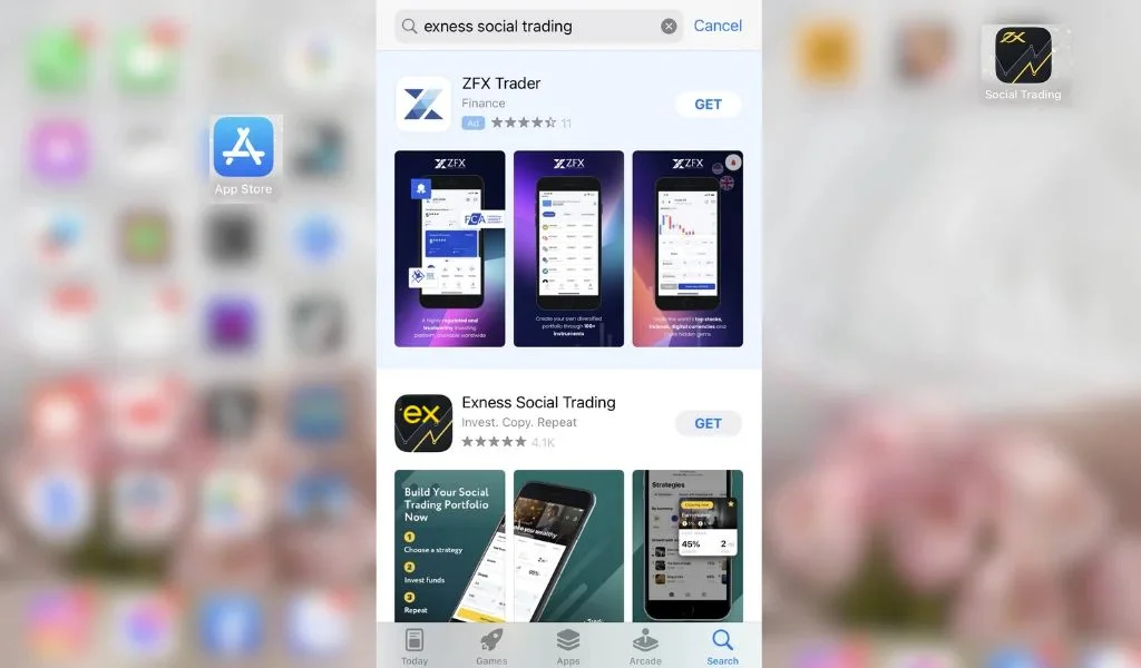 Download the application for Exness copy tradeExnessコピートレードのアプリケーションをダウンロードする