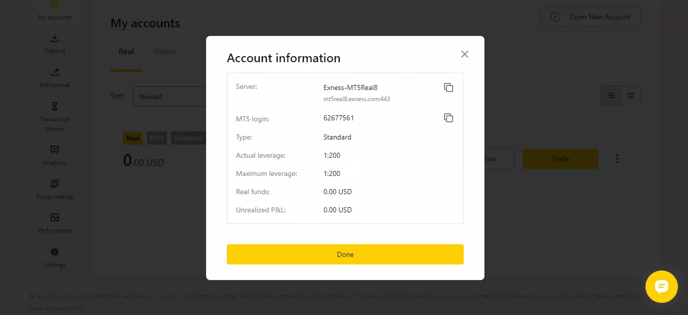 Account Information Window provides account informationアカウント情報ウィンドウにはアカウント情報が表示されます