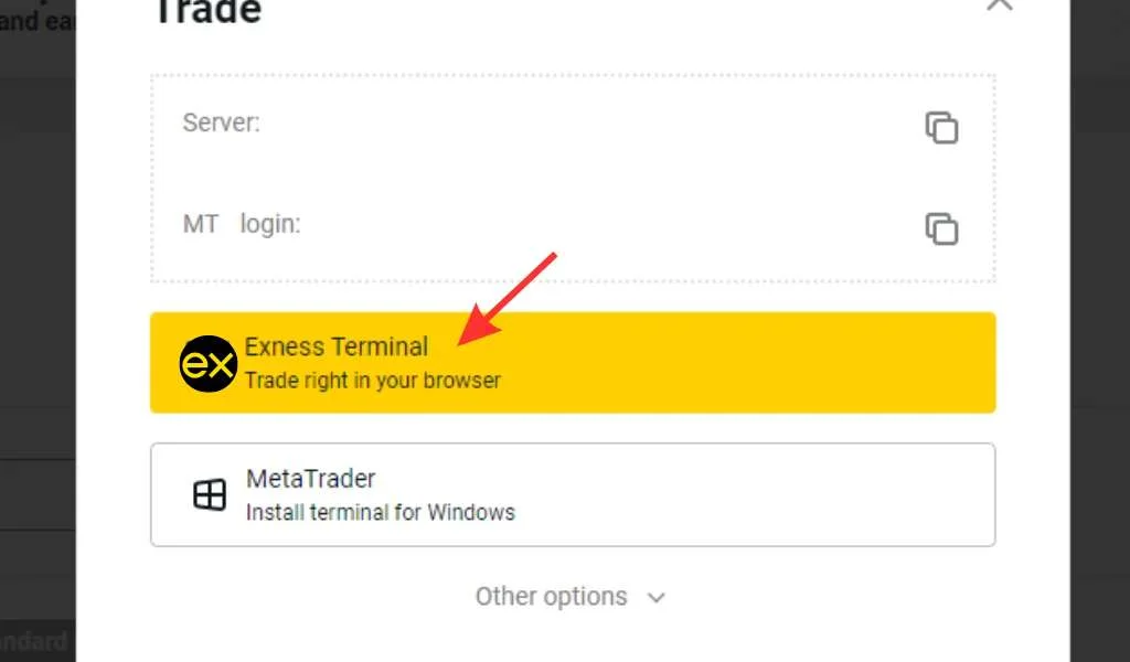 Trade with one click in Exness Terminal, without the need for MT4 or MT5MT4やMT5を必要とせず、Exnessターミナルでワンクリックで取引できます