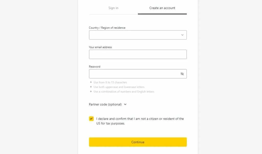 Open an account and join back com Exness.アカウントを開設し、Exness に再度参加してください。