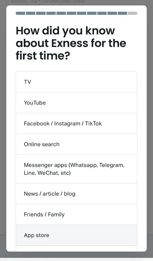 How did you first learn about Exness?Exness について最初に知ったのはいつですか?