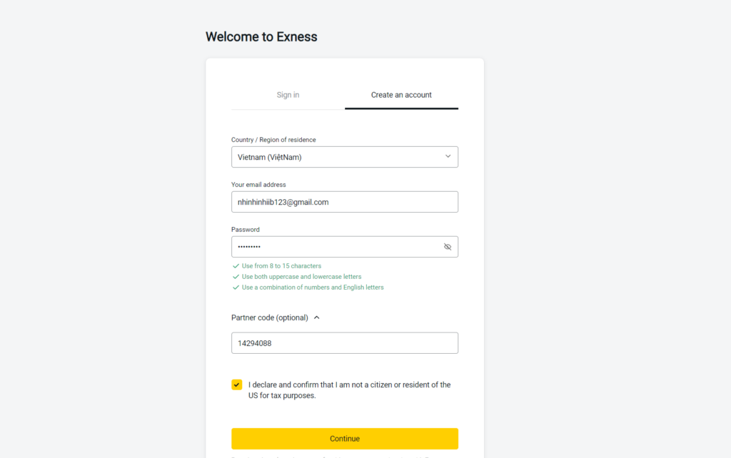 Enter the referral code紹介コードを入力してください