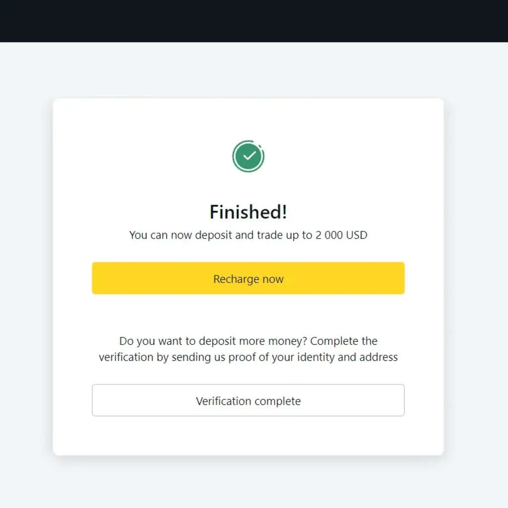 Complete registration登録を完了する
