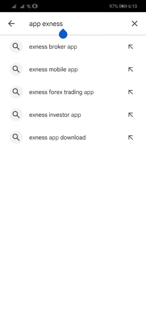Download the Exness App to your phoneExnessアプリを携帯電話にダウンロードする