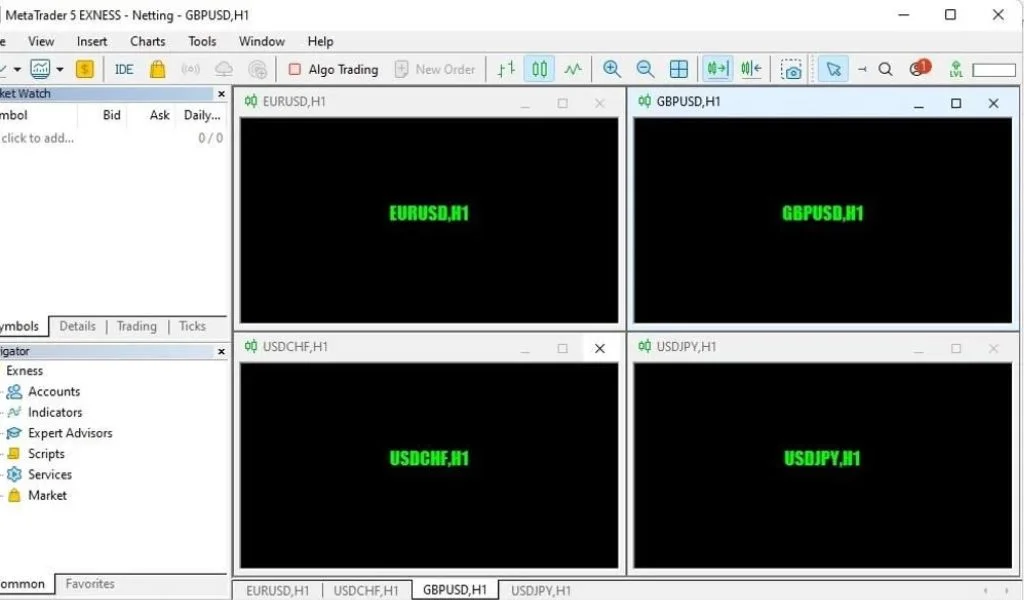 Open the MT5 applicationMT5アプリケーションを開く