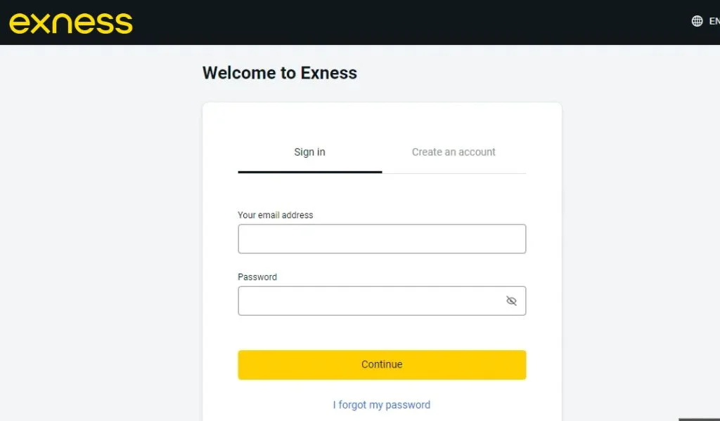 Instructions on how to create an Exness accountExnessアカウントの作成方法