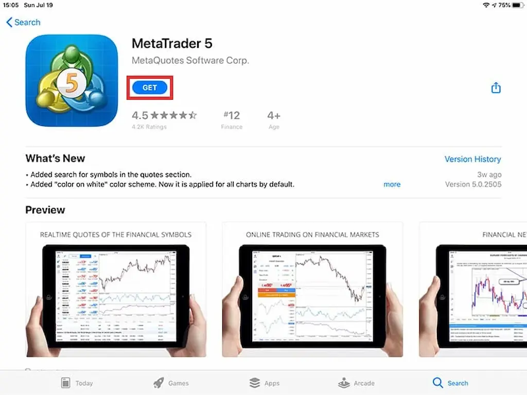 MetaTrader5メタトレーダー5