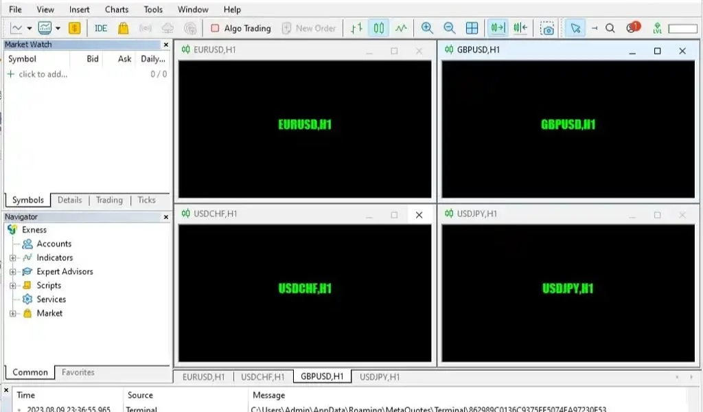 Install the MT5 application on your computerMT5アプリケーションをコンピュータにインストールします